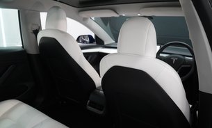 Tesla Model 3 RWD White Interior 19" Sport Wheels GROK Ryzen Chip One Owner Heat Pump 15