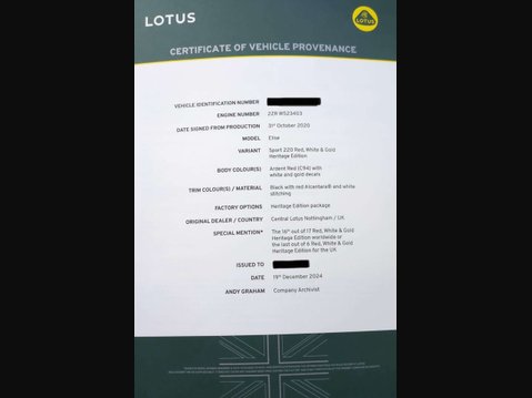 Lotus Elise 1.8 Elise Sport 220 Heritage Edition 57