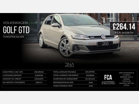 Volkswagen Golf 2.0 Golf GTD TDI Semi-Auto 5dr 5