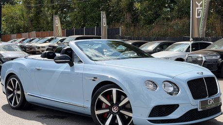 Bentley Continental GT V8 S CONVERTIBLE MULLINER DRIVING SPEC - GLACIER BLUE - LOW MILEAGE 