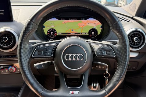 Audi S3 QUATTRO 3 DOOR - APPLE CAR PLAY - VIRTUAL COCKPIT -2 OWNERS -FULL SERVICE H 8