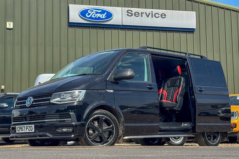 Volkswagen Transporter Crew Cab AUTO SWB L1H1 T32 Sportline Air Con Alloys Sensors EURO 6 NO VAT