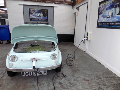 Fiat 500F Electric Conversion 41