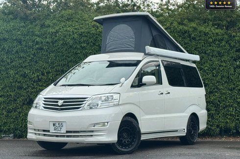 Toyota Alphard Camper|2 Berth|2 Belts|Solar|Kitchen|Vanlux