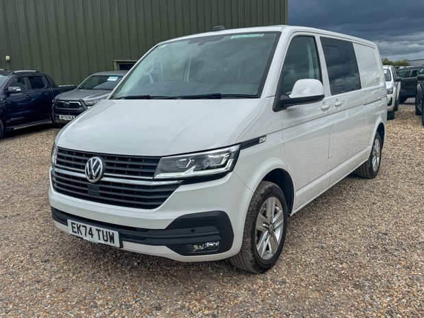 Volkswagen Transporter Crew Cab AUTO LWB L2H1 Highline T32 A/C Alloys Sensors EURO 6 NO VAT 3