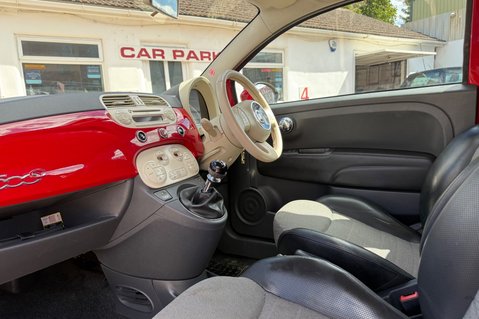 Fiat 500 LOUNGE.. CONVERTIBLE..LOOK ONLY £35:00 R/TAX…BLUETOOTH  8