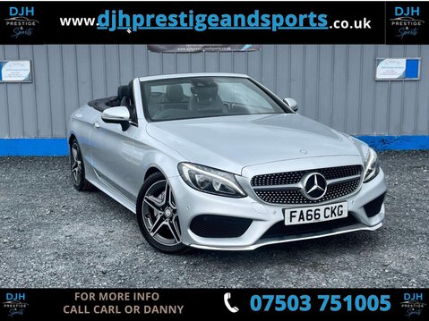 Mercedes-Benz C Class 2.1 C220d AMG Line (Premium Plus) Cabriolet G-Tronic+ Euro 6 (s/s) 2dr 1