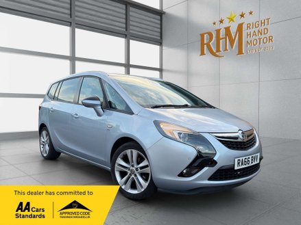 2016 VAUXHALL ZAFIRA 1.4I TURBO SRI MPV 5DR PETROL MANUAL EURO 6 140 PS YEAR... used car for sale at a UK dealer