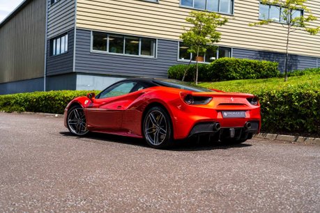 Ferrari 488 GTB OVER 80K IN EXTRAS. ROSSO F1 2007. BLACK ROOF. CARBON INT & EXT. LIFT. JBL. 2