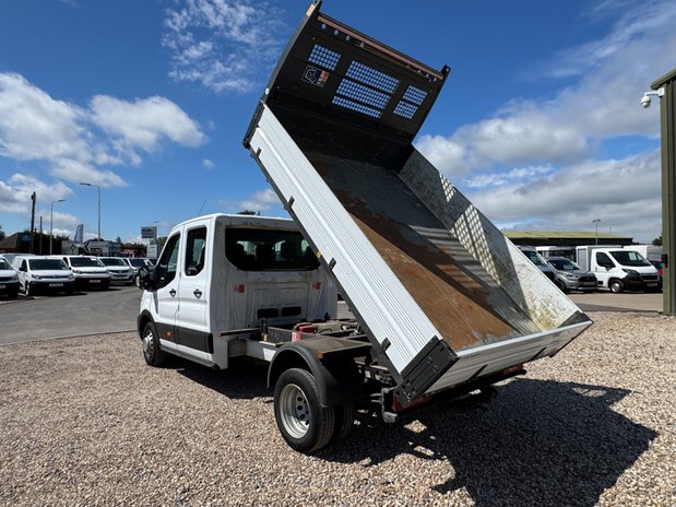 Ford Transit Tipper Crew Cab LWB L3 Leader 350 Dual Rear Wheel Tow Bar EURO 6 12