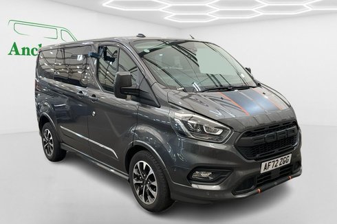 Ford Transit Custom Crew Cab AUTO SWB L1H1 Low Roof Sport 320 Air Con Alloys Sensors Cam EURO 6
