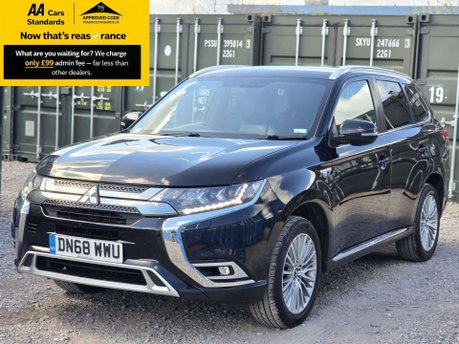 Mitsubishi Outlander 2.4h TwinMotor 13.8kWh 4h SUV 5dr Petrol Plug-in Hybrid CVT 4WD Euro 6 (s/s 3