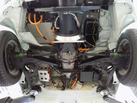 Fiat 500F Electric Conversion 25