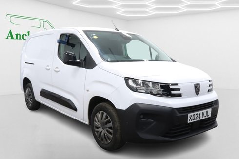 Peugeot Partner LWB L2H1 Low Roof Asphalt Air Con Sensors Cam EURO 6