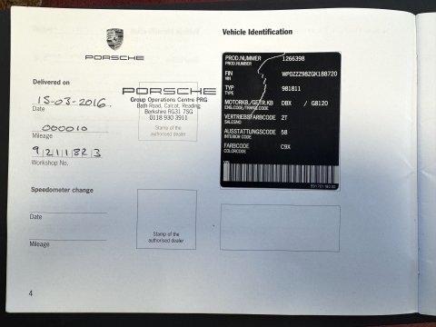 Porsche Cayman GT4 981 3.8 64