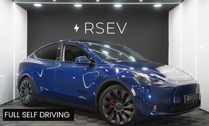 Tesla Model Y PERFORMANCE AWD Full Self Driving AutoPark & Summon GROK AI One Owner VAT Q 1