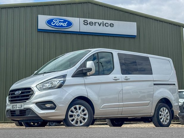 Ford Transit Custom Crew Cab AUTO SWB L1H1 Low Roof Limited 320 Air Con Alloys Sensors Cam EURO 2