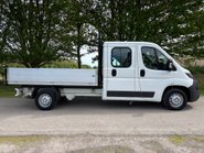 Peugeot Boxer 335 2.2 Hdi 130 ps Crew Cab Tipper - Air Con - Ex MOD 9