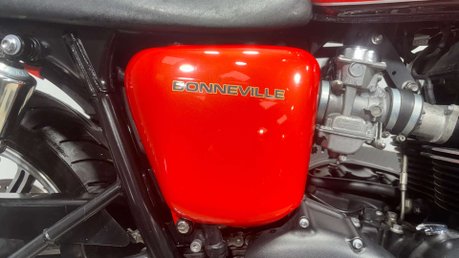 Triumph Bonneville SE 2013 7K NEW MOT INCREDIBLE CONDITION CUSTOM NAKED BIKE 865CC 40