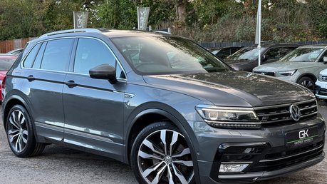 Volkswagen Tiguan R-LINE TDI BMT 4MOTION DSG -RARE LEATHER -DYNAUDIO -TOWBAR -APPLE CARPLAY  