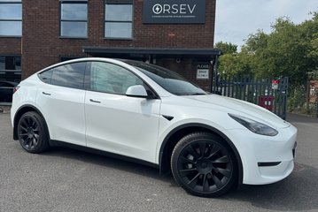 Tesla Model Y LONG RANGE AWD White Interior 20" Induction Alloys Acceleration Boost GROK
