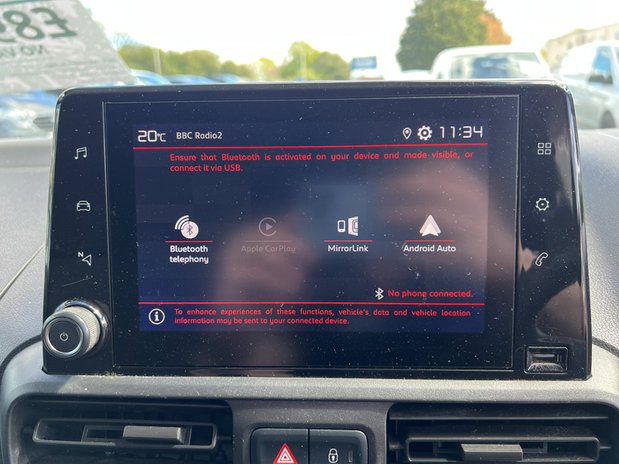 Citroen Berlingo LWB L2H1 (SOLD) Low Roof Enterprise 950 Air Con Sensors EURO 6 NO VAT 37