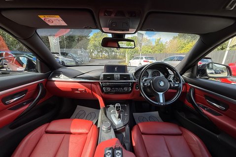BMW 4 Series 435D XDRIVE M SPORT -ADAPTIVE SUSPENSION -CORAL RED LEATHER  4