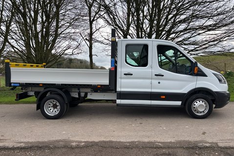 Ford Transit 350 Drw L3 130 ps Crew Cab Tipper - Air Con - Ex MOD 9