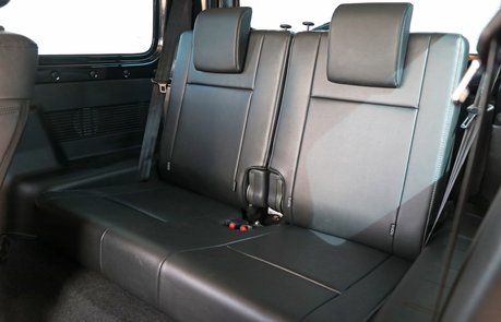 Seat conversion for Suzuki Jimny commercial (2019+) using genuine rear Suzuki seats, with Isofix, fitted.