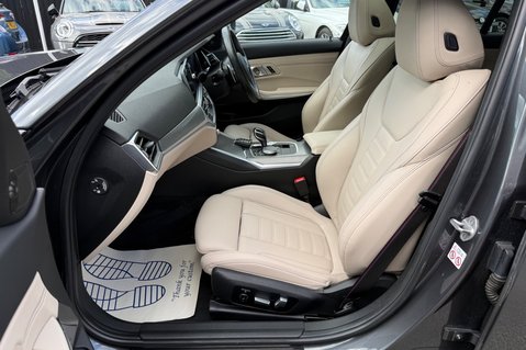 BMW 3 Series 330E M SPORT - OYSTER LEATHER -PRO & TECH PACKS - H/K -HUD - SUNROOF 25