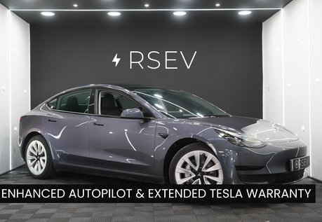 Tesla Model 3 RWD Enhanced Autopilot Navigate on Autosteer 19" Alloys Midnight Silver