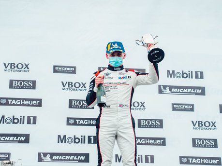 Harry King Battles Hard For Brands Hatch Podium