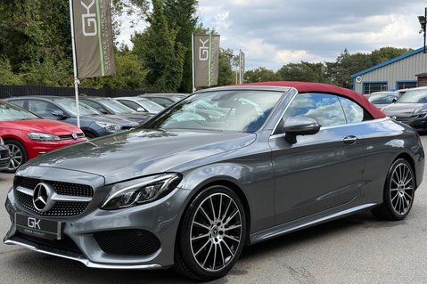 Mercedes-Benz C Class C 220 D AMG LINE PREMIUM PLUS - SELENITE GREY WITH CRANBERRY LEATHER 13