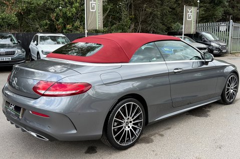Mercedes-Benz C Class C 220 D AMG LINE PREMIUM PLUS - SELENITE GREY WITH CRANBERRY LEATHER 6