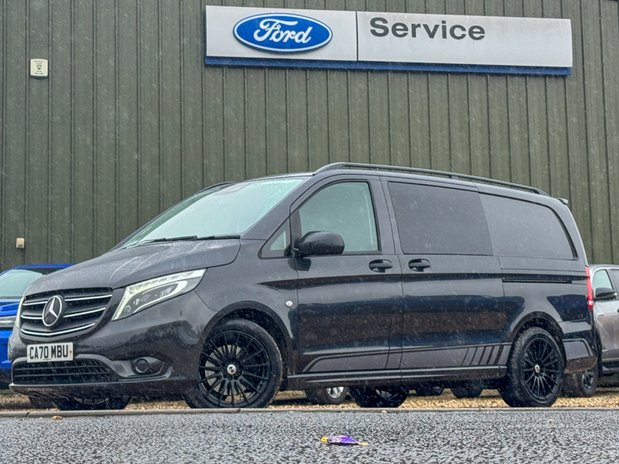 Mercedes-Benz Vito Crew Cab AUTO LWB L2H1 Sport 119 Camera Nav Sensors EURO 6 2