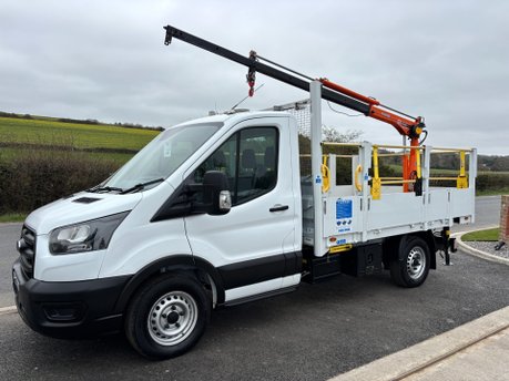 Ford Transit 350 Srw L2 130ps Dropside with PH150 Crane