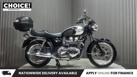 Triumph Bonneville 2004 ONLY 14K LONG MOT TOP BOX VERY CLEAN MODERN RETRO 790 1