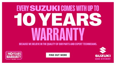 Suzuki Banner 5 - Warranty