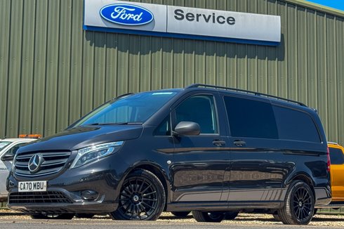 Mercedes-Benz Vito Crew Cab AUTO LWB L2H1 Sport 119 Camera Nav Sensors EURO 6