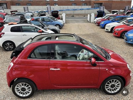 Fiat 500 LOUNGE.. CONVERTIBLE.. SOFT TOP.. SERVICE HISTORY.. £35 ROAD TAX...STUNNING