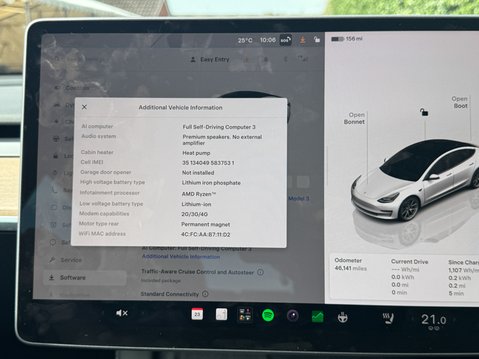 Tesla Model 3 Saloon 4dr Electric Auto RWD (241 bhp) 25