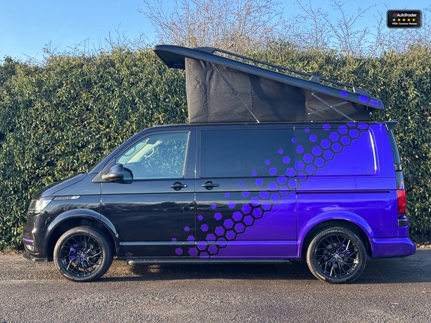 Volkswagen Transporter Camper|Highline|4 Belt|4 Berth|Kitchen|Pop Top|Euro 6|Vanlux 43
