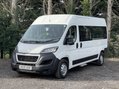 Peugeot Boxer 435 L3H2 16 SEAT NON-D1 LIGHTWEIGHT MINIBUS with A/C, Nav, Sensors, Ramp 1