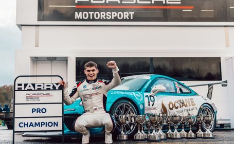 Octane Finance extends backing for Porsche champion Harry King