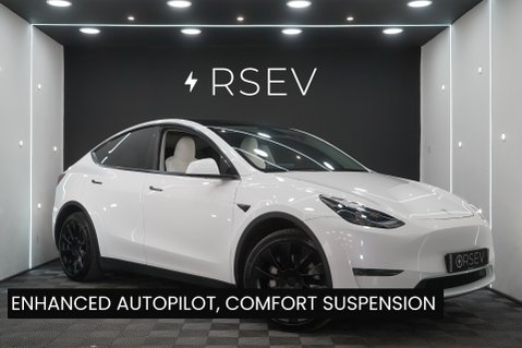 Tesla Model Y LONG RANGE AWD Enhanced Autopilot White Interior 20" Induction Alloys VAT Q 