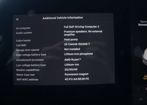 Tesla Model 3 Saloon 4dr Electric Auto RWD (241 bhp) 20