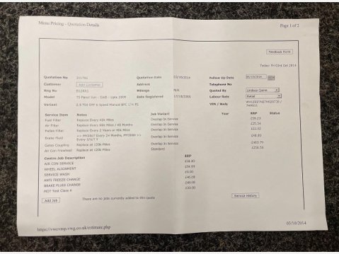 Volkswagen Transporter 2.5 TDI PD T30 Panel Van 4dr Diesel Manual L1 H1 (128 bhp) 42
