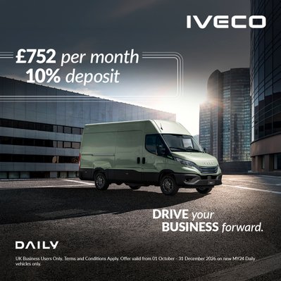 GET BEHIND THE WHEEL OF THE NEW IVECO DAILY – HIRE PURCHASE MADE SIMPLE
