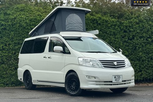 Toyota Alphard Camper|2 Berth|2 Belts|Solar|Kitchen|Vanlux