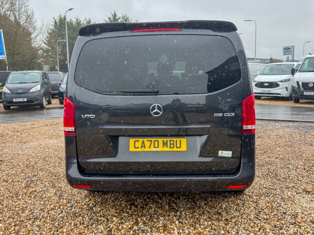 Mercedes-Benz Vito Crew Cab AUTO LWB L2H1 Sport 119 Camera Nav Sensors EURO 6 8